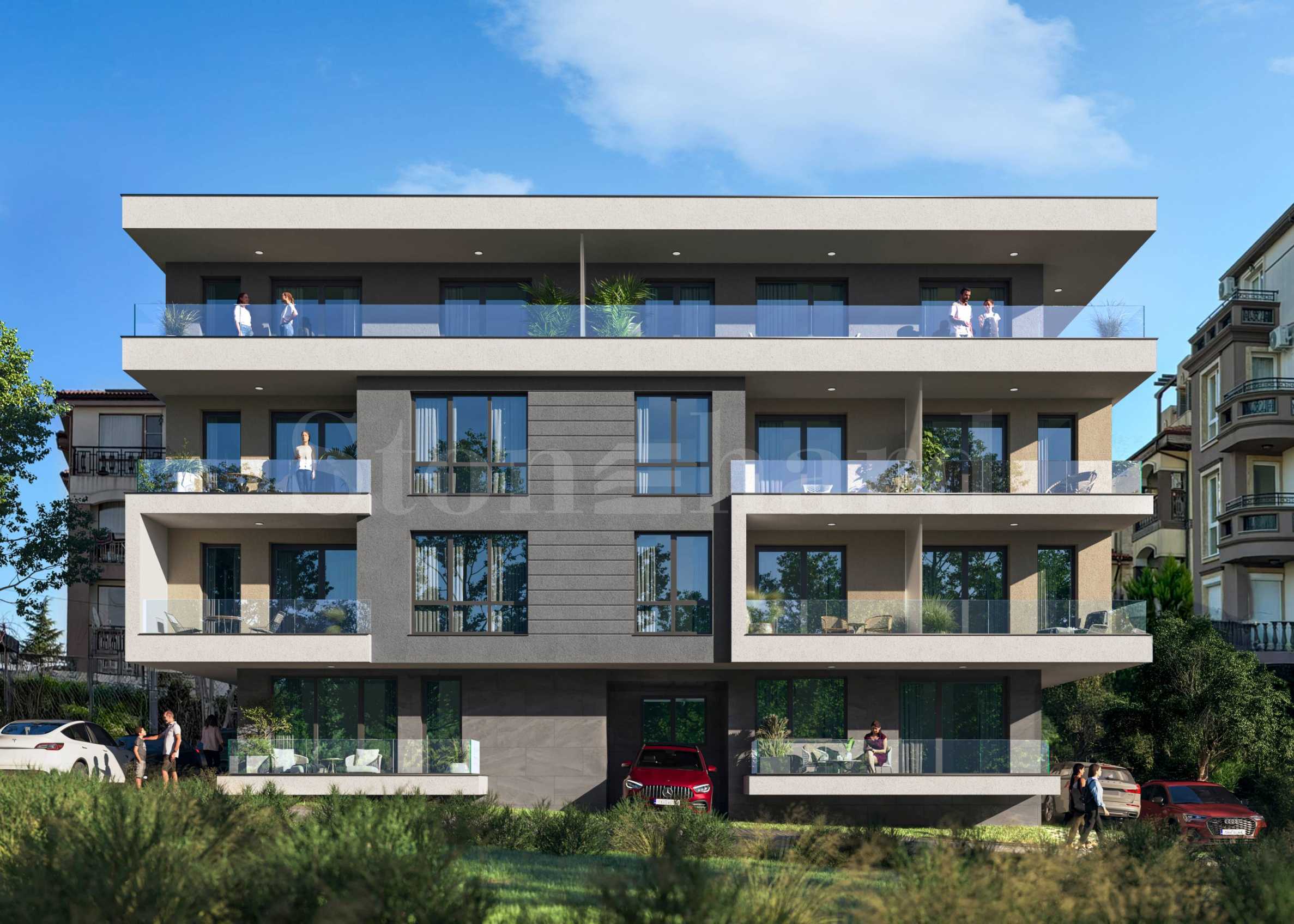 Apartments in a boutique building 400 m from the beach in Sveti Vlas 1 - Stonehard