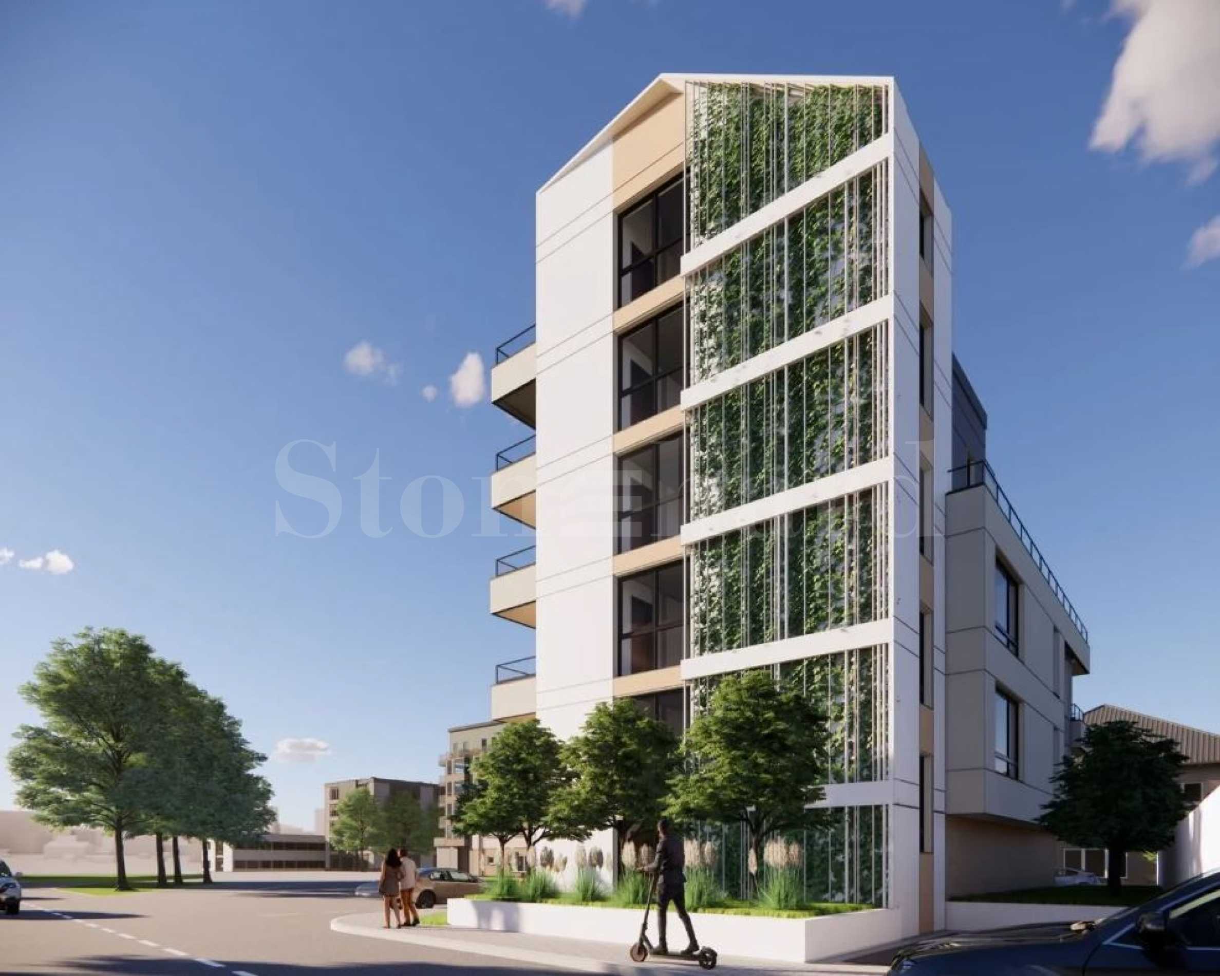 Apartments in an innovative building with a vertical garden near Sofia Airport 1 - Stonehard