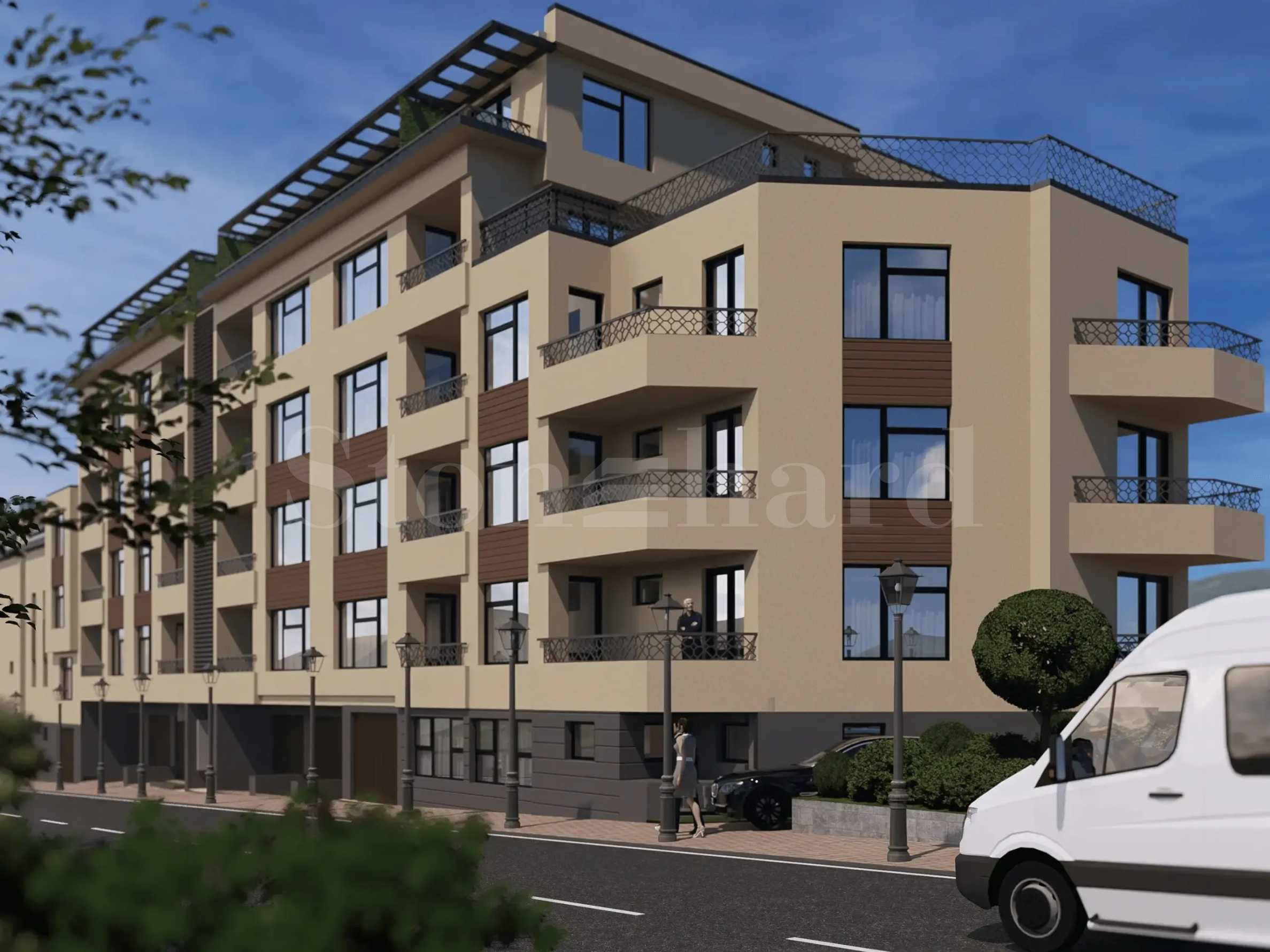 Modern family building with various types of apartments in the Manastirski Livadi district1 - Stonehard