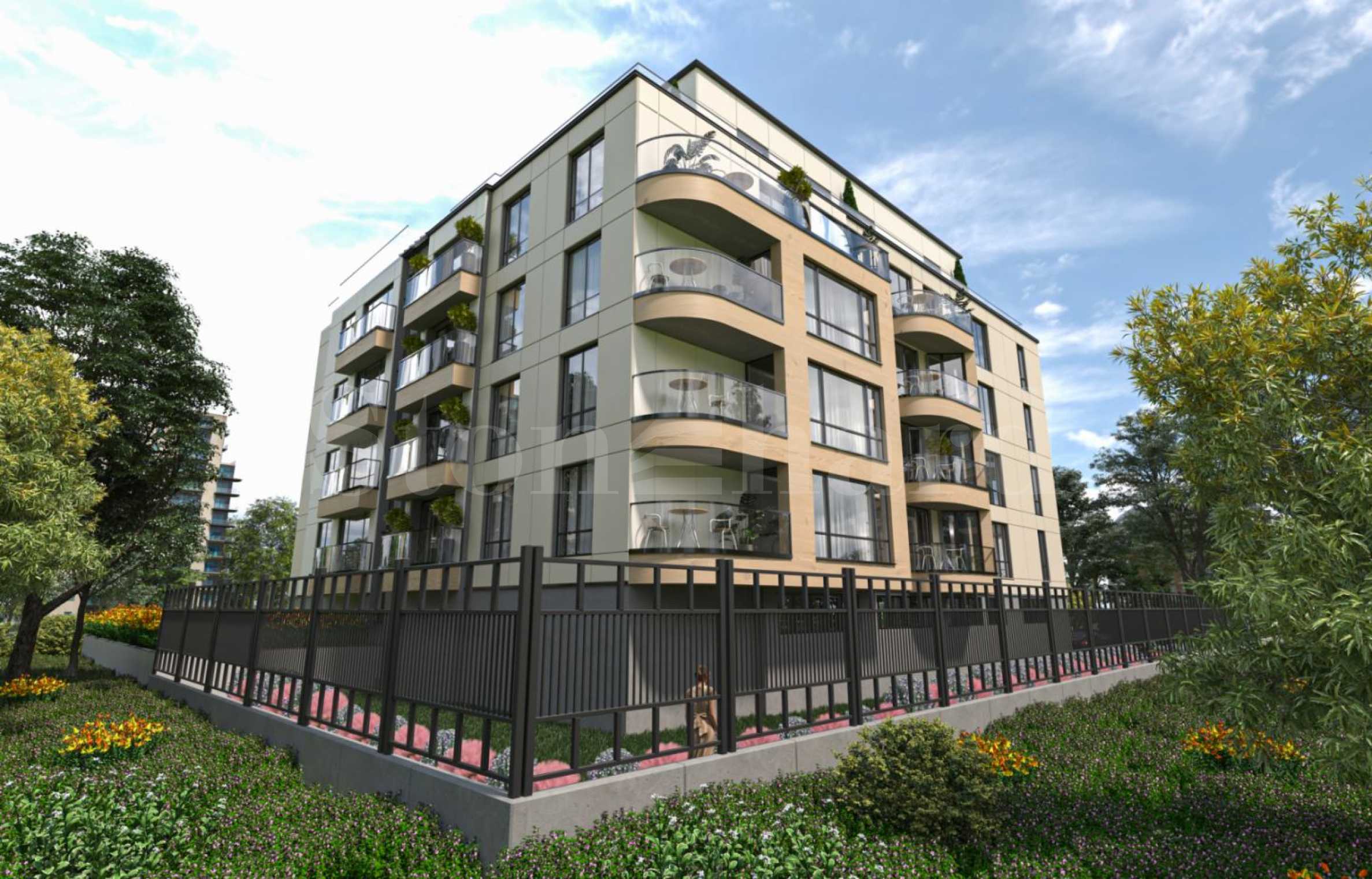 Apartments in a new building on 