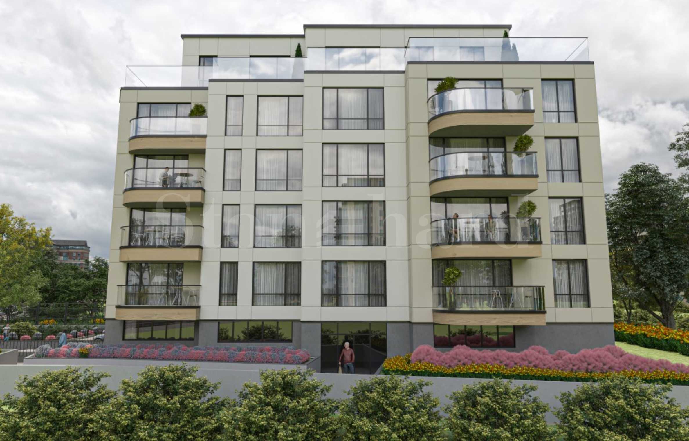 Apartments in a new building on 