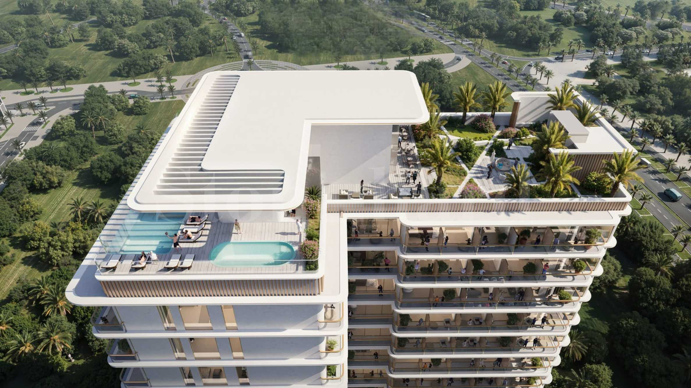 Comfortable, fully furnished apartments in a new building in DLRC1 - Stonehard