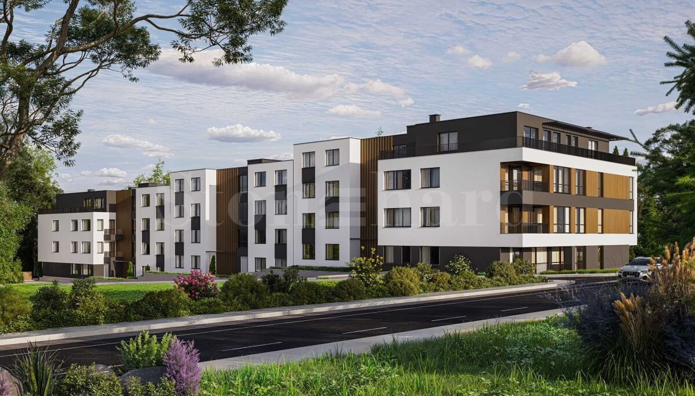 New apartments in a modern building before Act 14 in the prestigious 