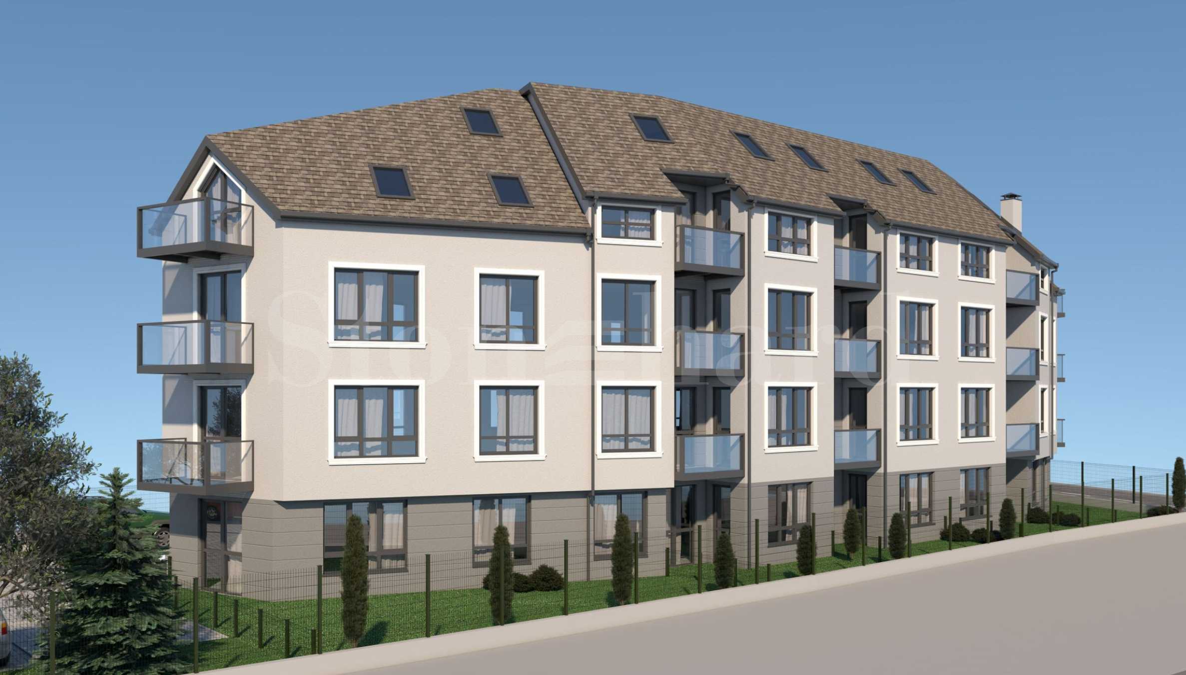 Apartments in a new building in the Orlandovtsi district, next to Mara Buneva Street 1 - Stonehard