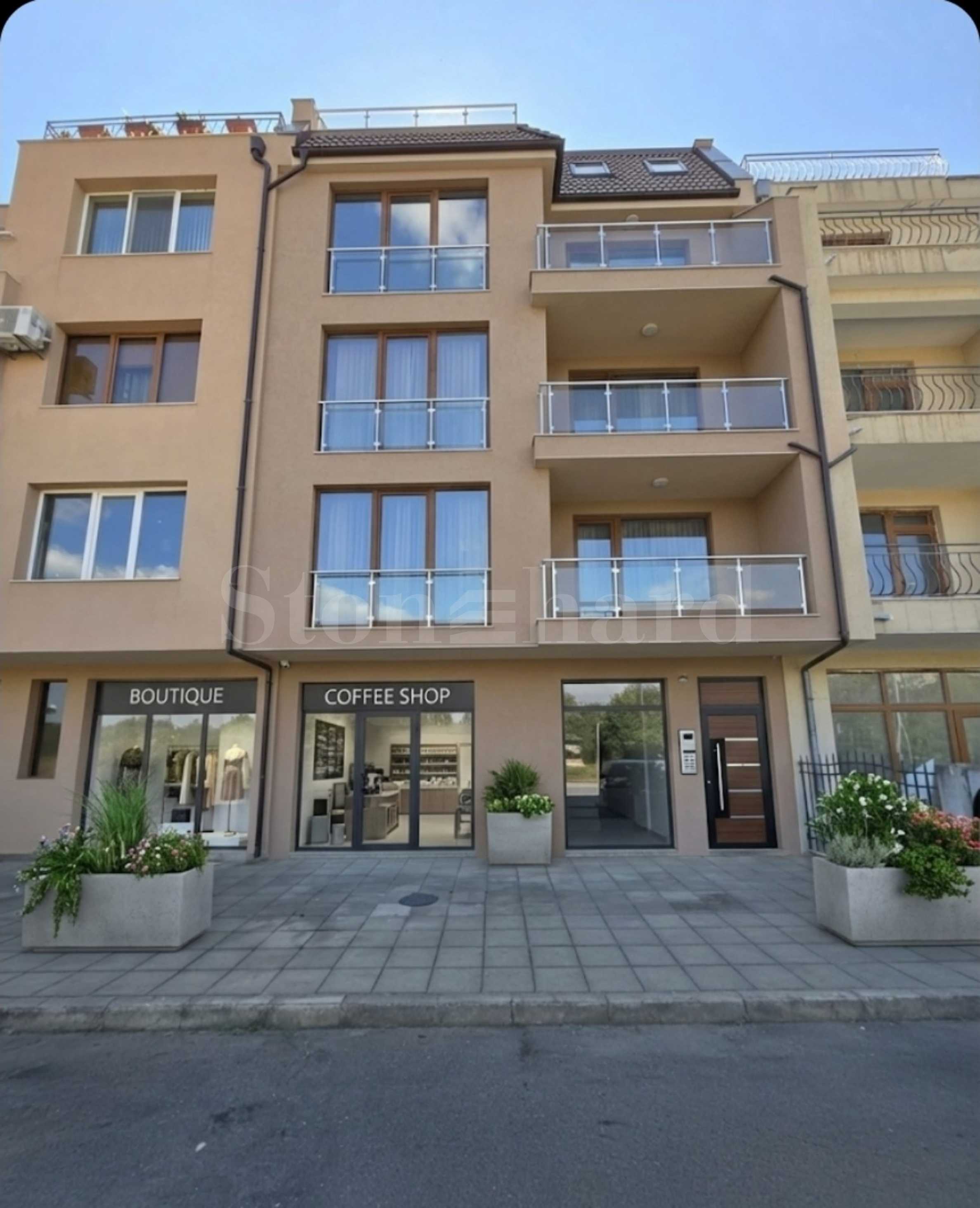 Apartments in a new building, without maintenance fee, in the ''Cherno More'' district, Nessebar  1 - Stonehard