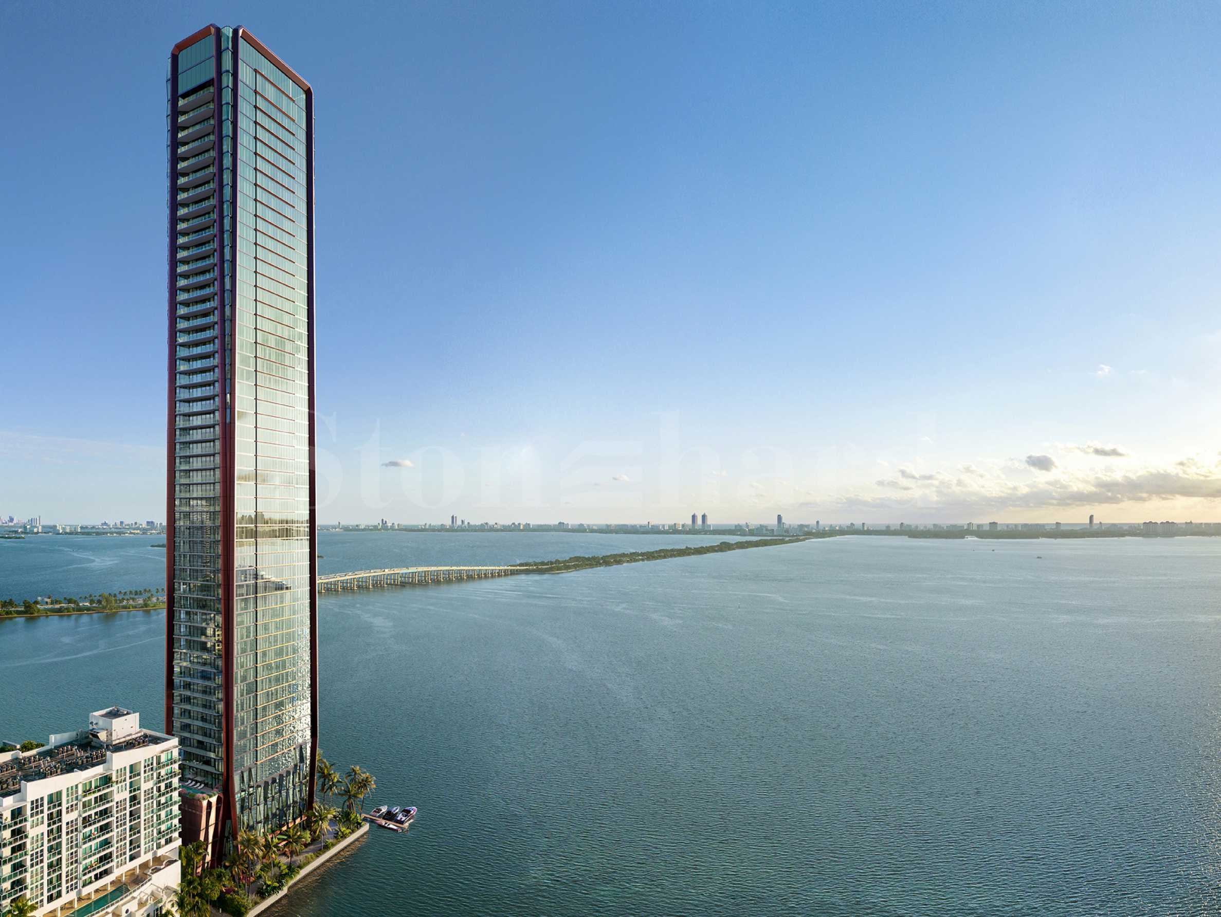 Trophy apartments and penthouses on the waterfront in Villa Miami, Design District2 - Stonehard