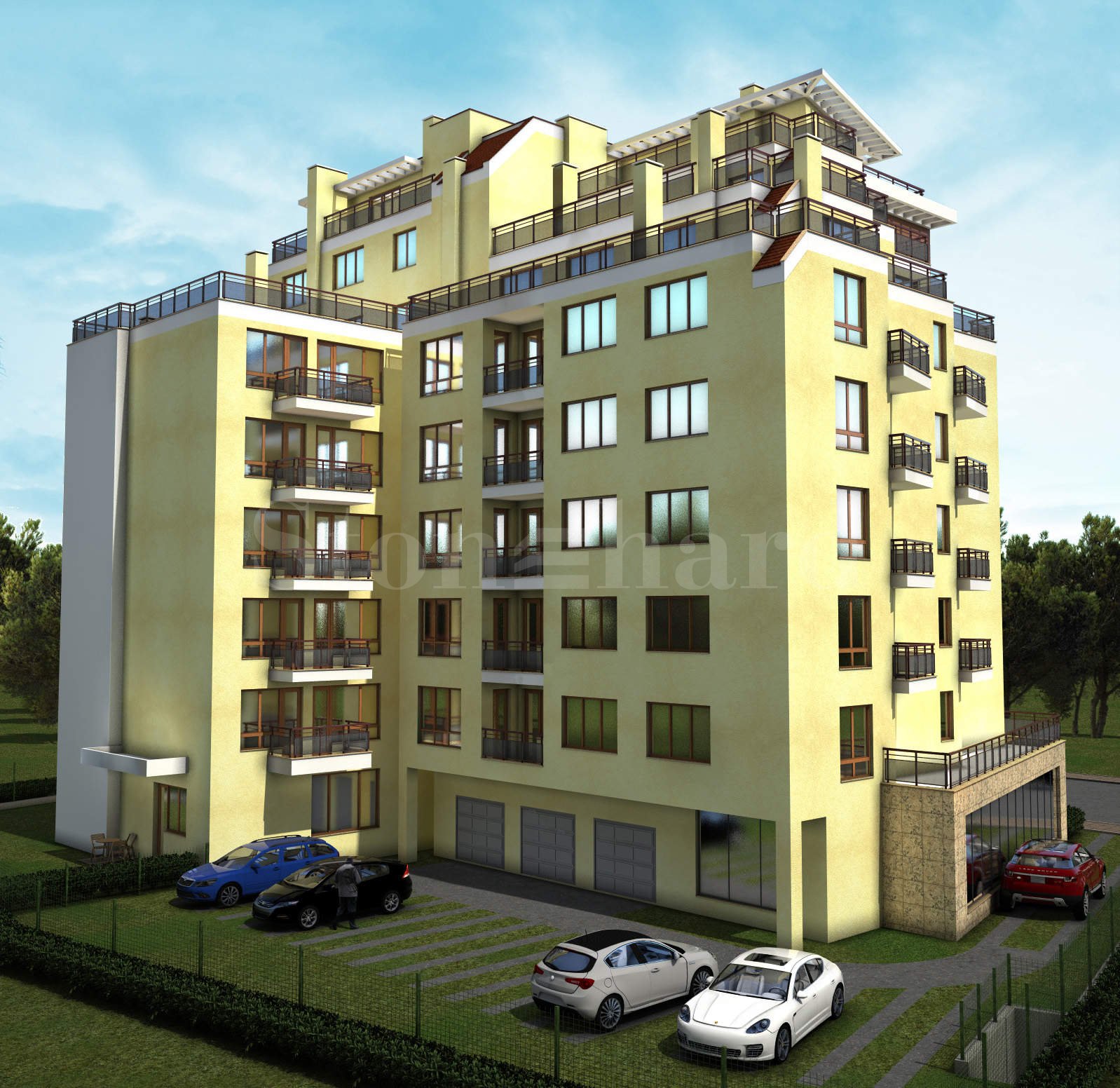 Newly-built residential building in Buxton District, Sofia 2 - Stonehard