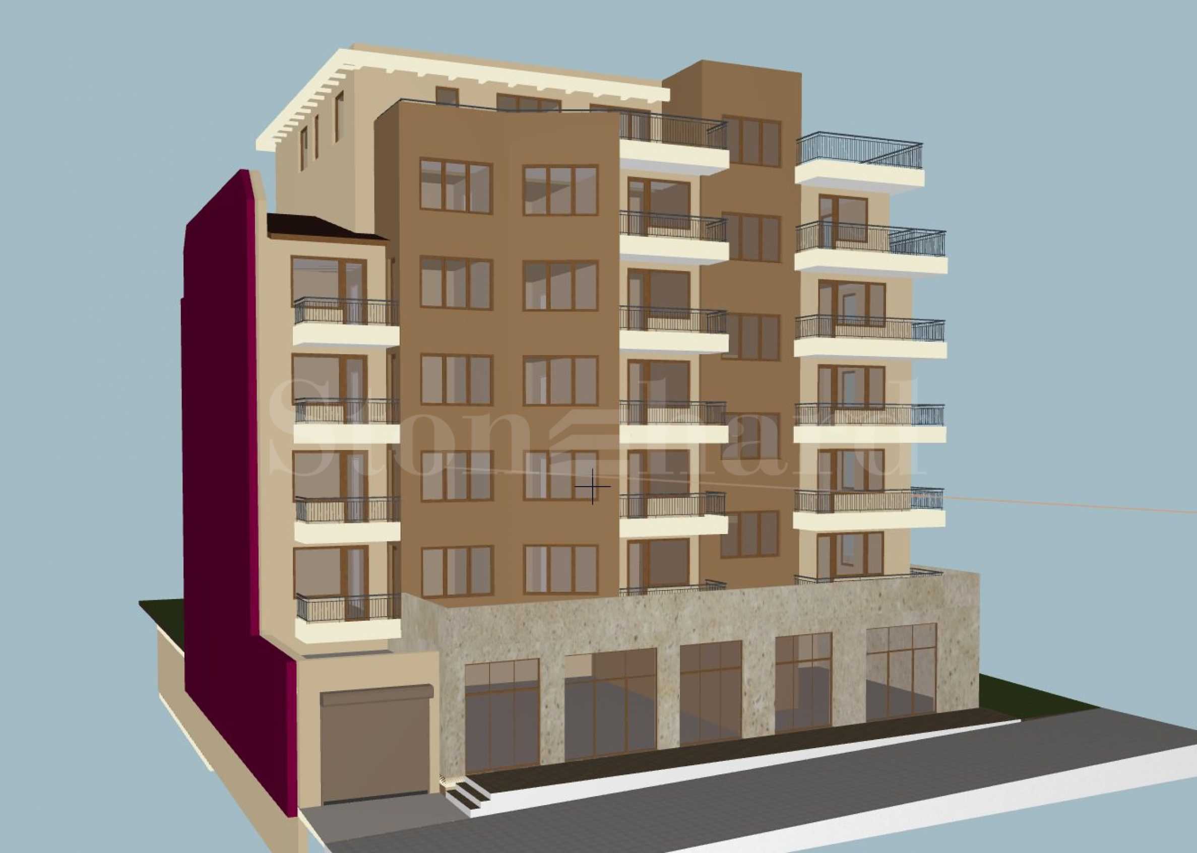Apartments in a new residential building in Meden Rudnik quarter 1 - Stonehard